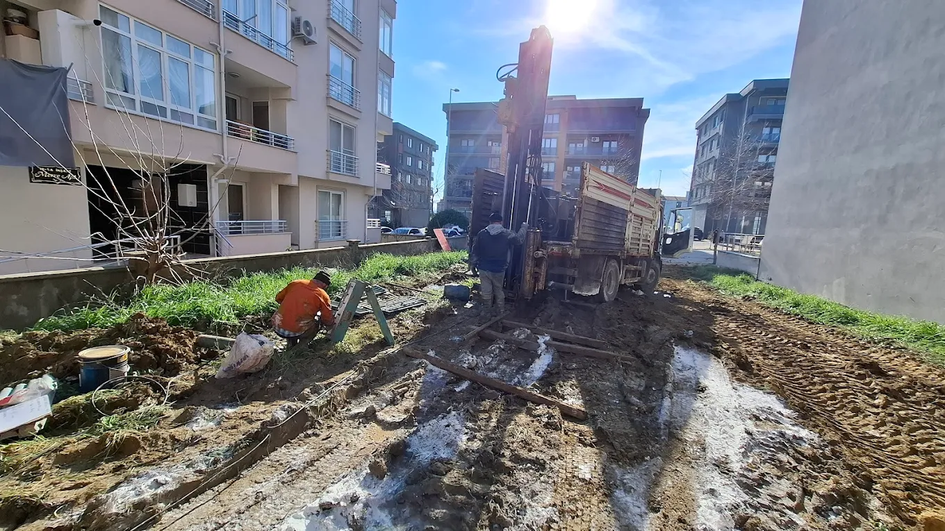 Şehir içi sondaj çalışması